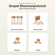 Grapat Bloemenpicknick – Kleine Wereld Startset bundel