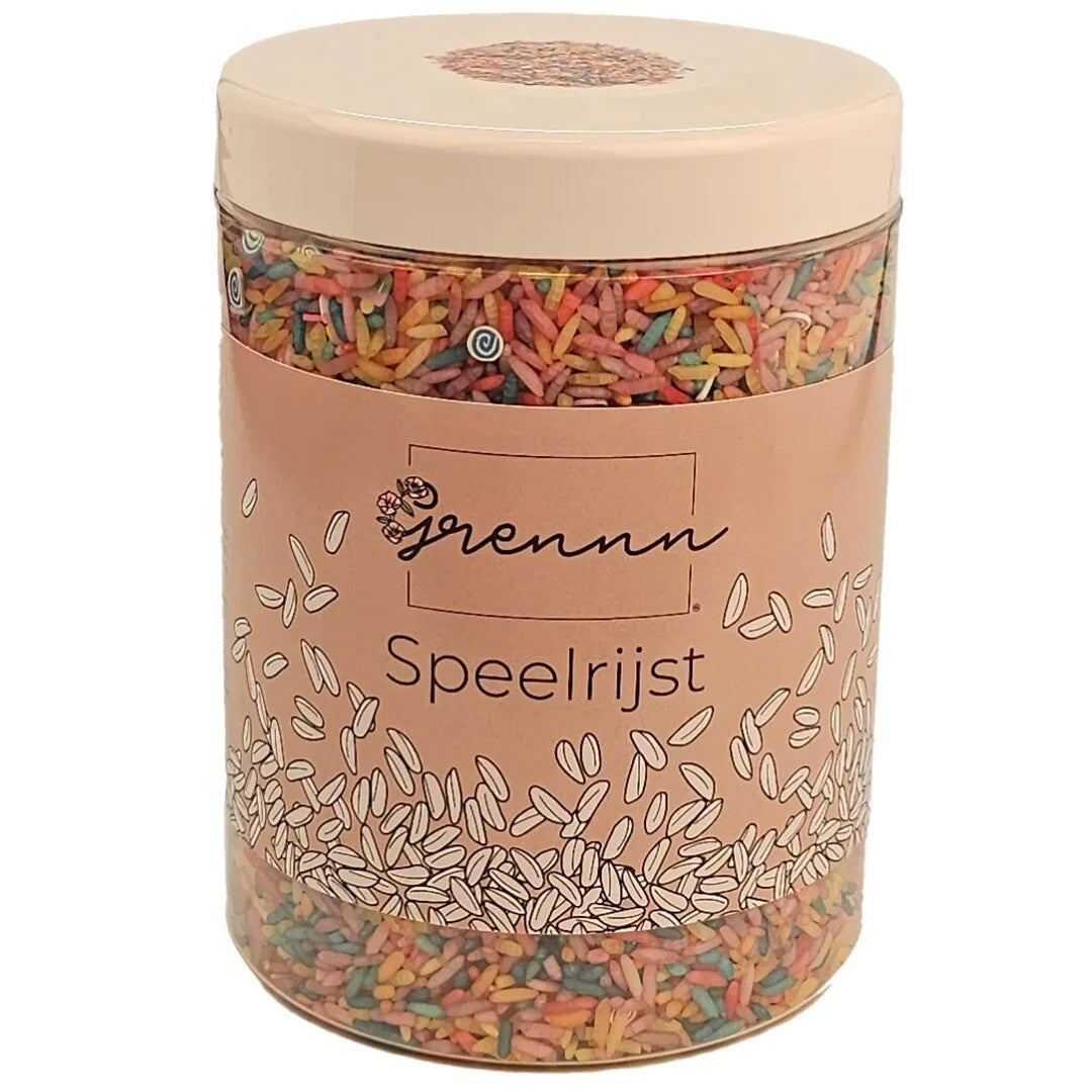 Grennn - Gekleurde sensorische rijst 300 gram - Candy
