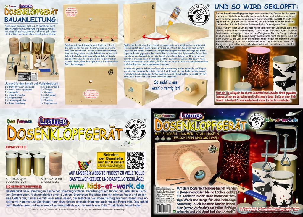Kids At Work - Complete set voor lantaarn maken