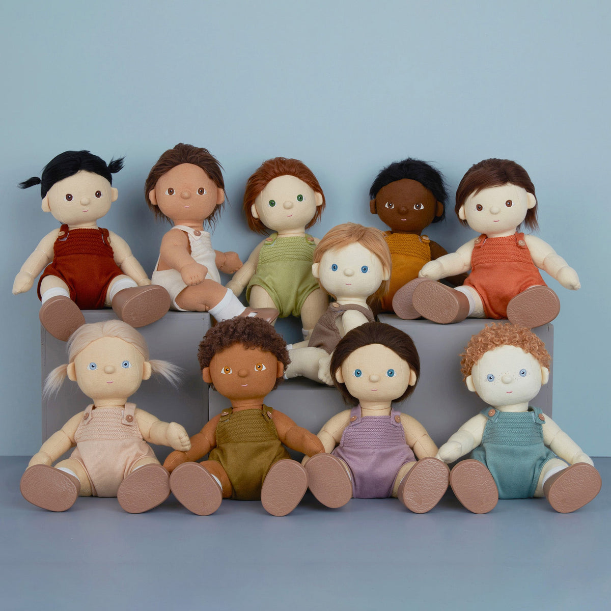 Dinkum Dolls - Bitsy (paars)