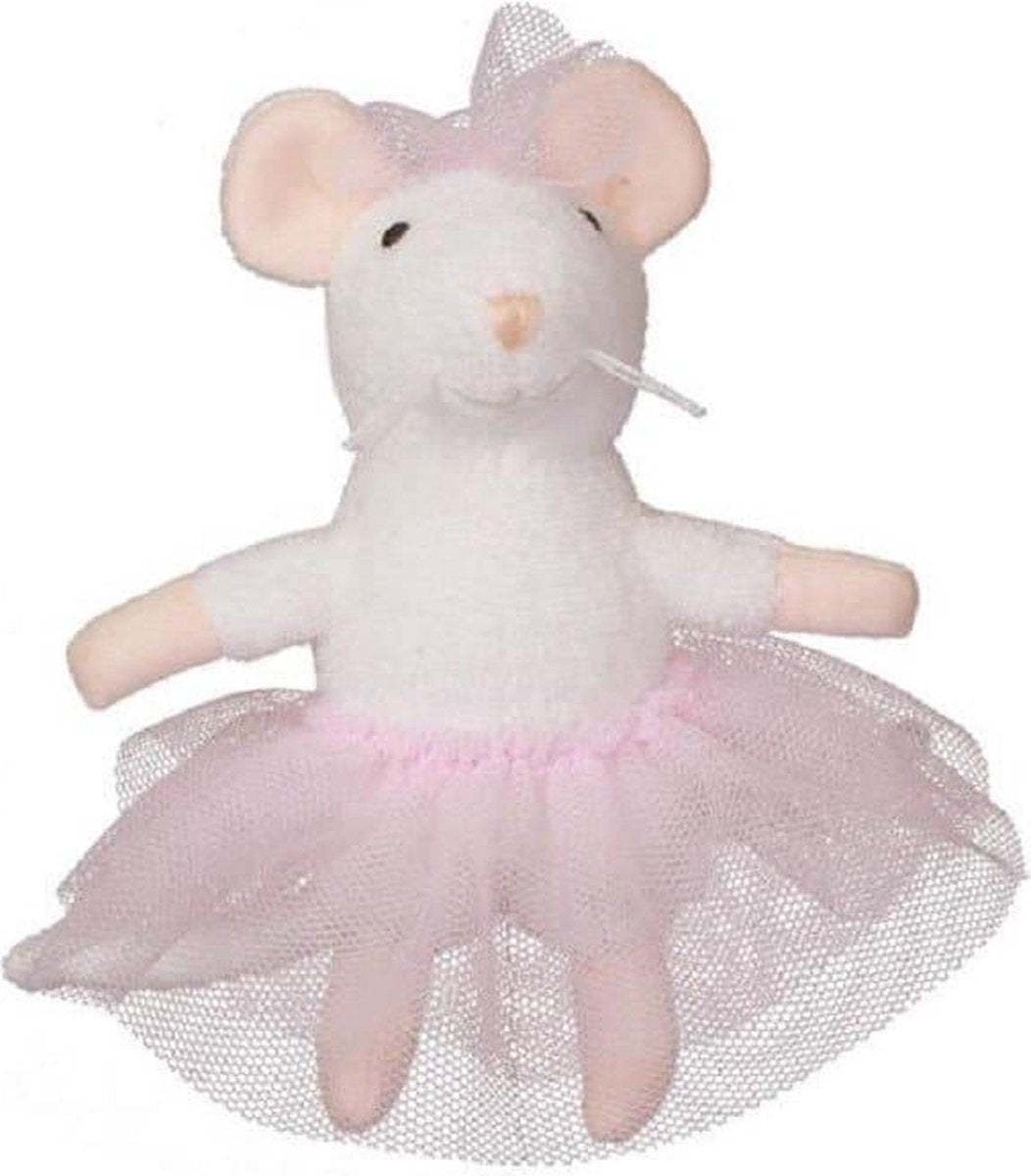 Het Muizenhuis - Knuffelmuis Ella - 12 cm