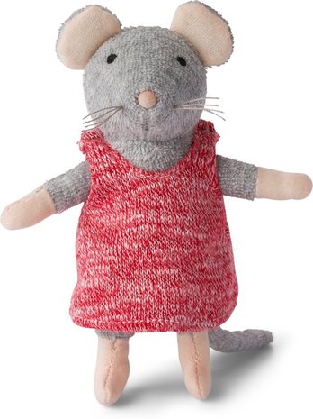 Het Muizenhuis - Knuffelmuis Julia - 12 cm