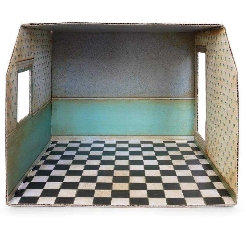 Het Muizenhuis - Kartonnen miniatuur keuken