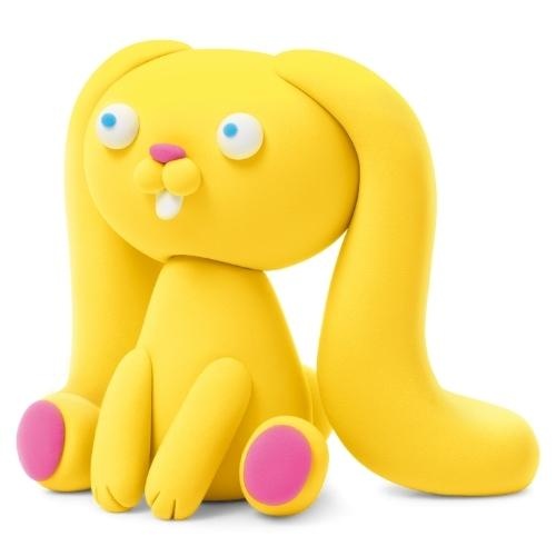 Hey Clay - interactieve boetseerkleiset - huisdier - Konijntje