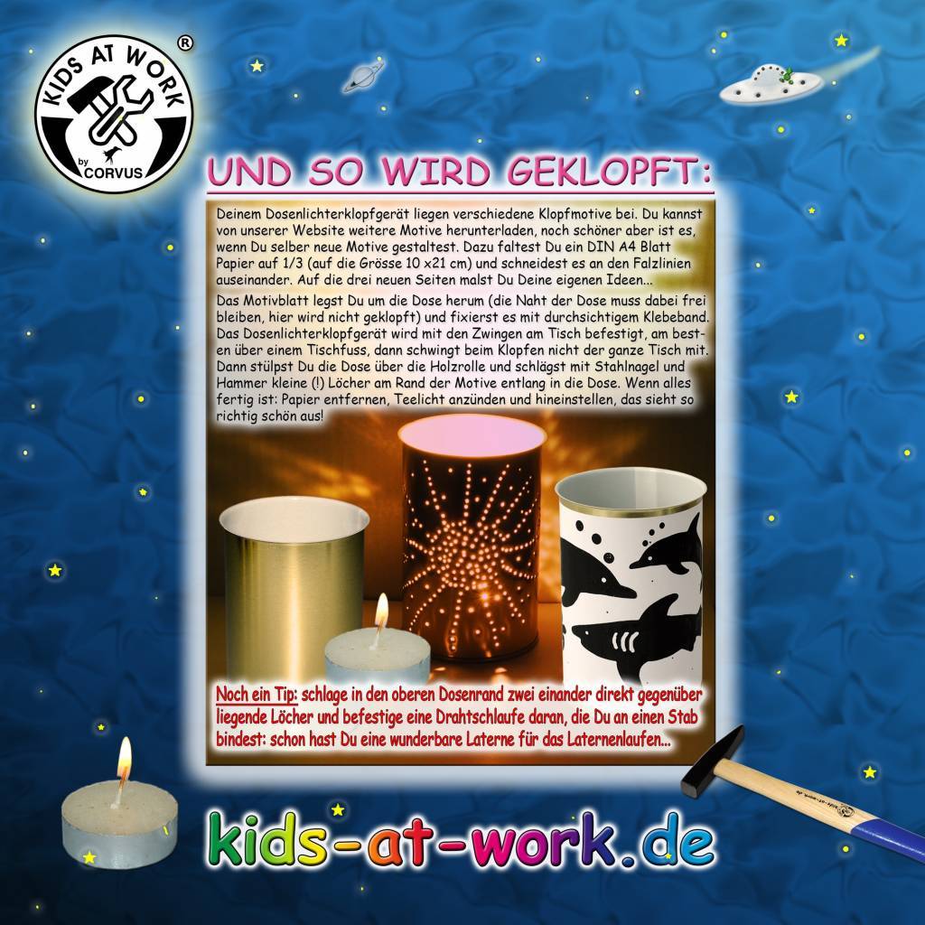 Kids At Work - DIY Bliklantaarn