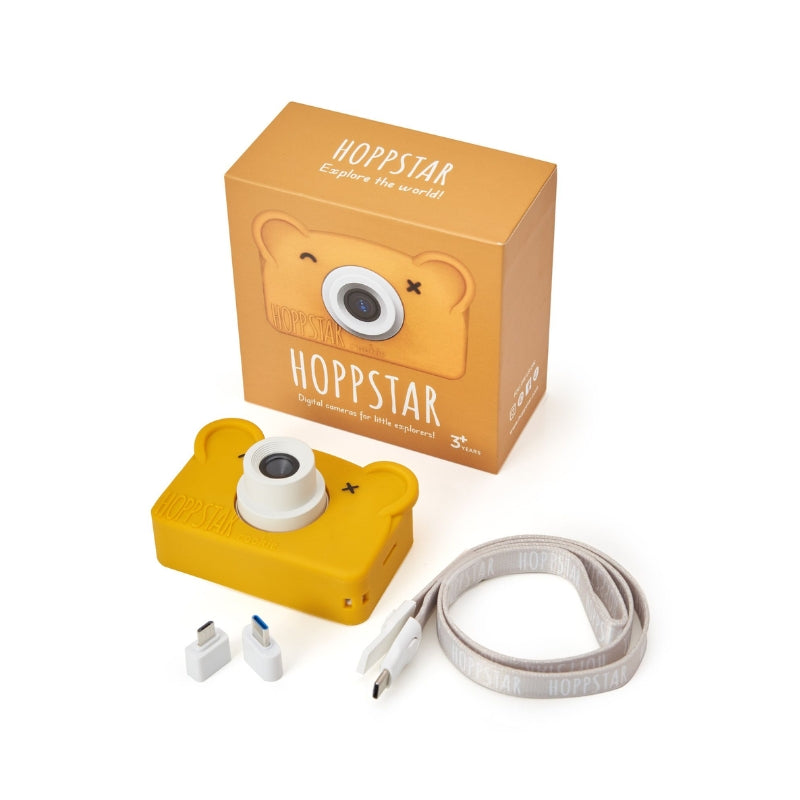 Hoppstar - Rookie - digitale foto- en videocamera voor kinderen - Honey