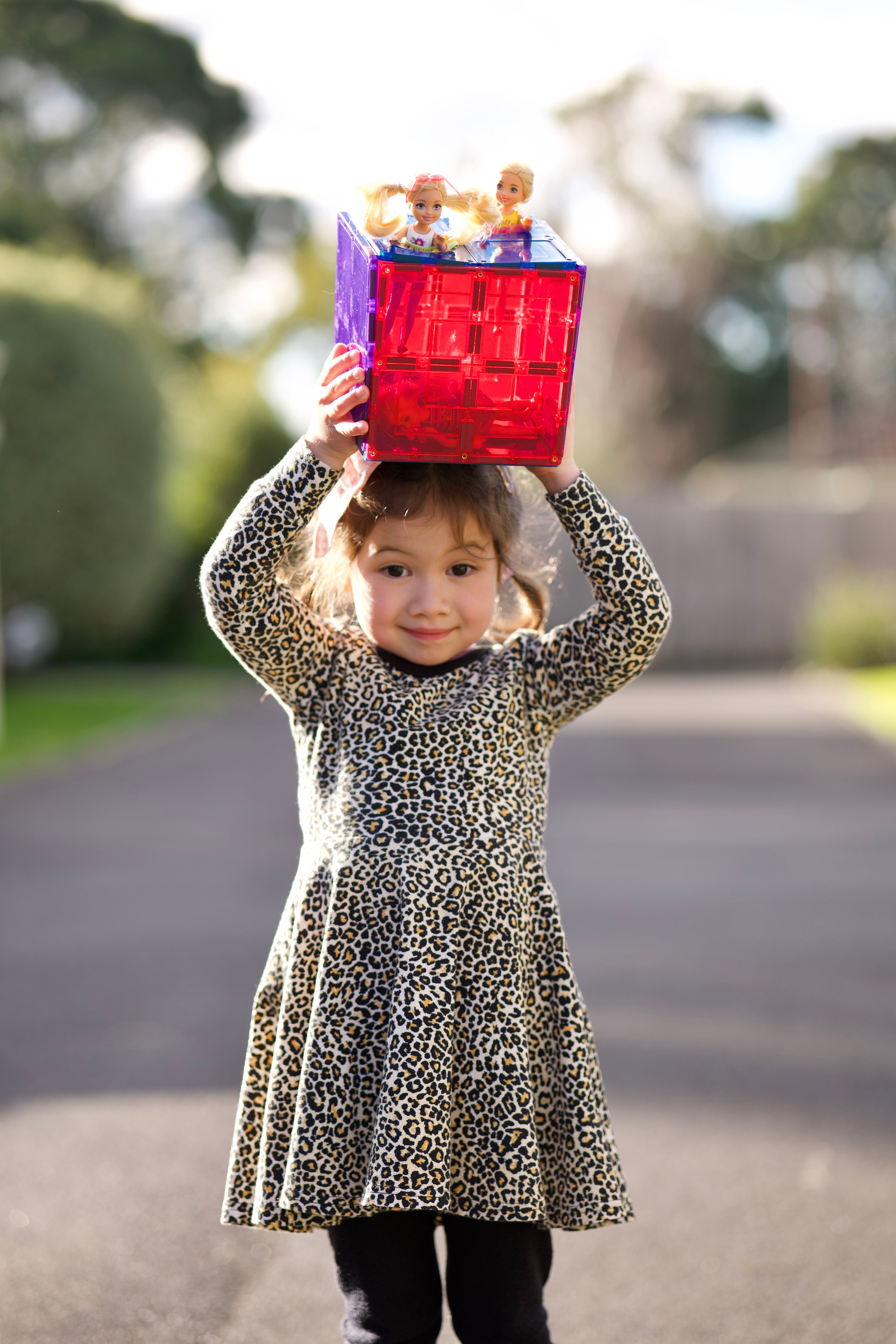 Learn And Grow - Magnetisch constructiespeelgoed Large Square Pack - 8 stuks