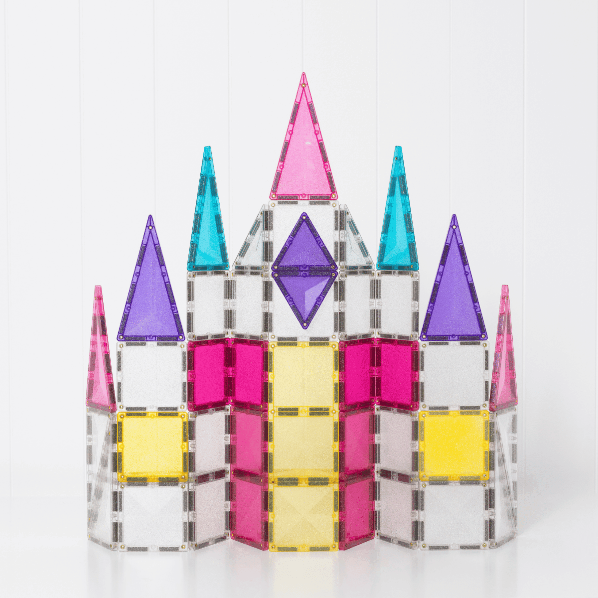 Connetix - Glitter Unicorn Pack 56 stuks - magnetisch constructiespeelgoed