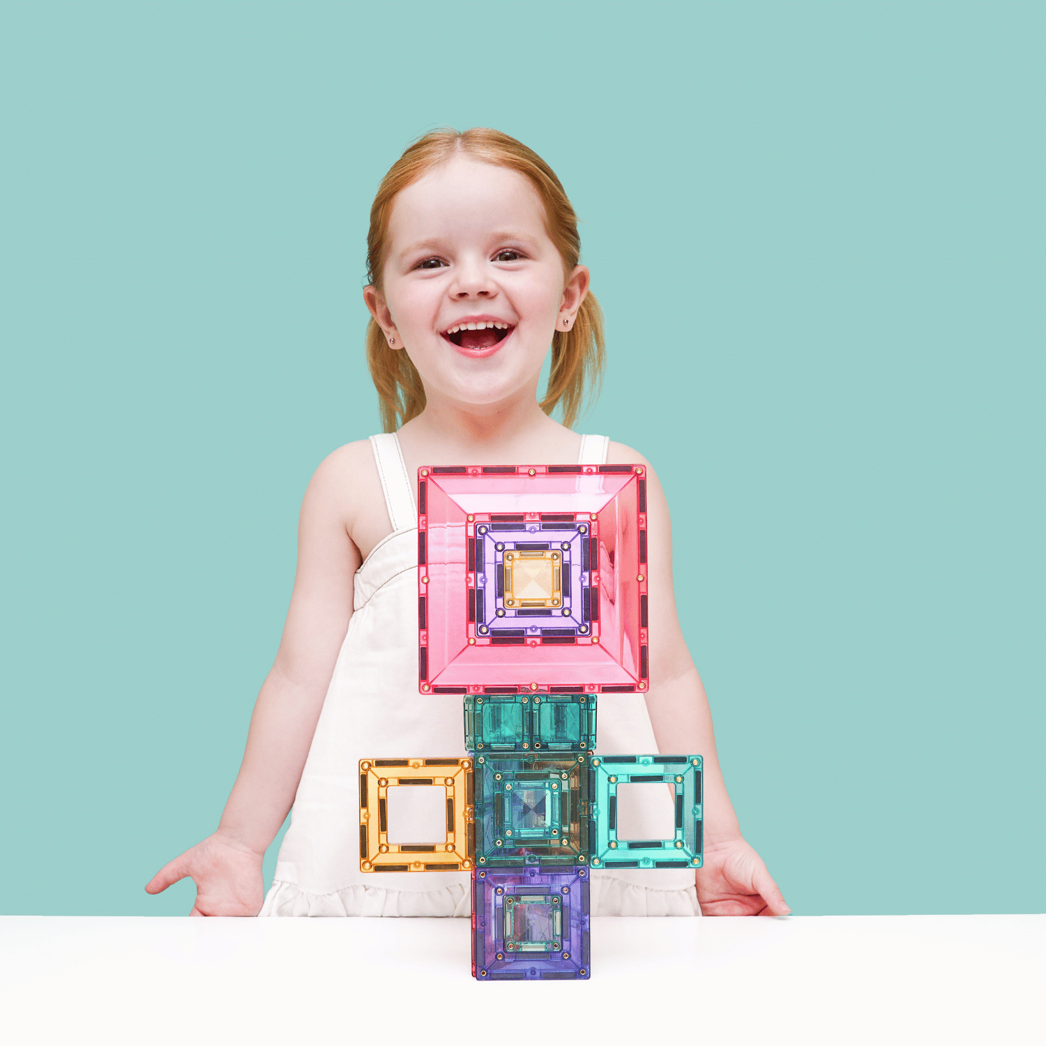 CONNETIX - Pastel Portal Pack 48 stuks - magnetisch constructiespeelgoed