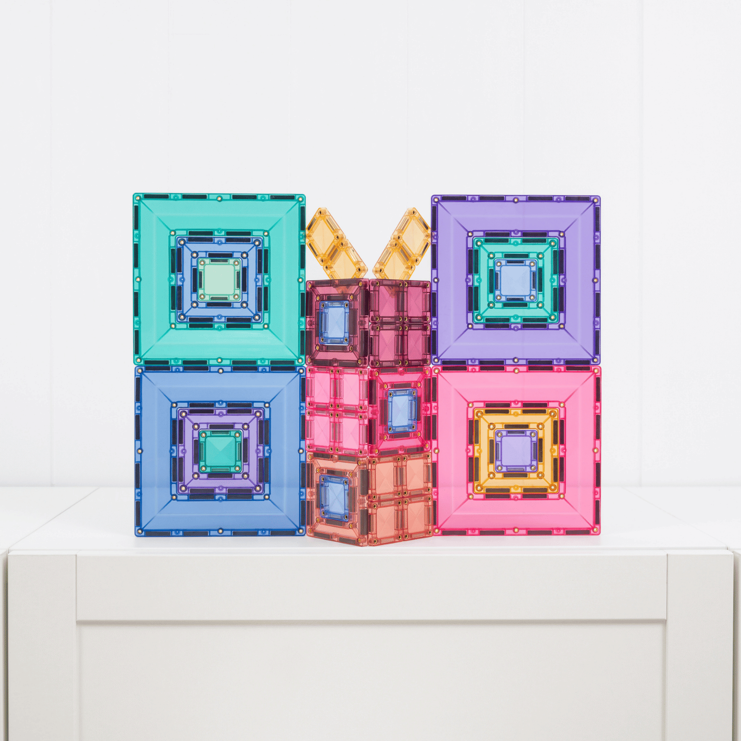CONNETIX - Pastel Portal Pack 48 stuks - magnetisch constructiespeelgoed