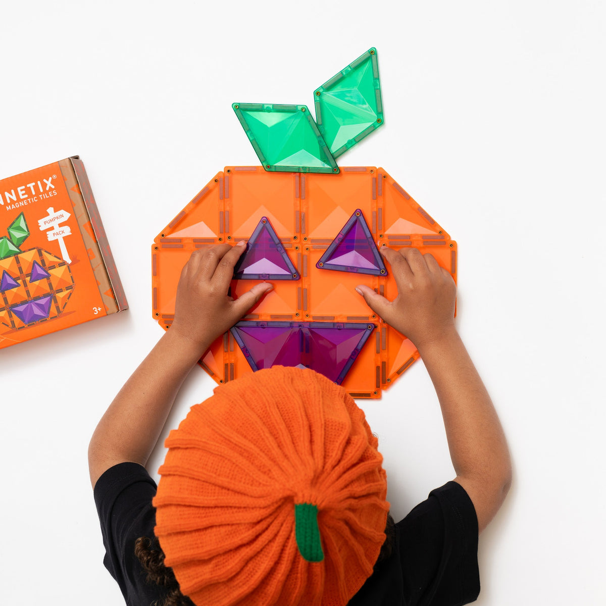 Connetix Halloween Pompoen set 17 stuks