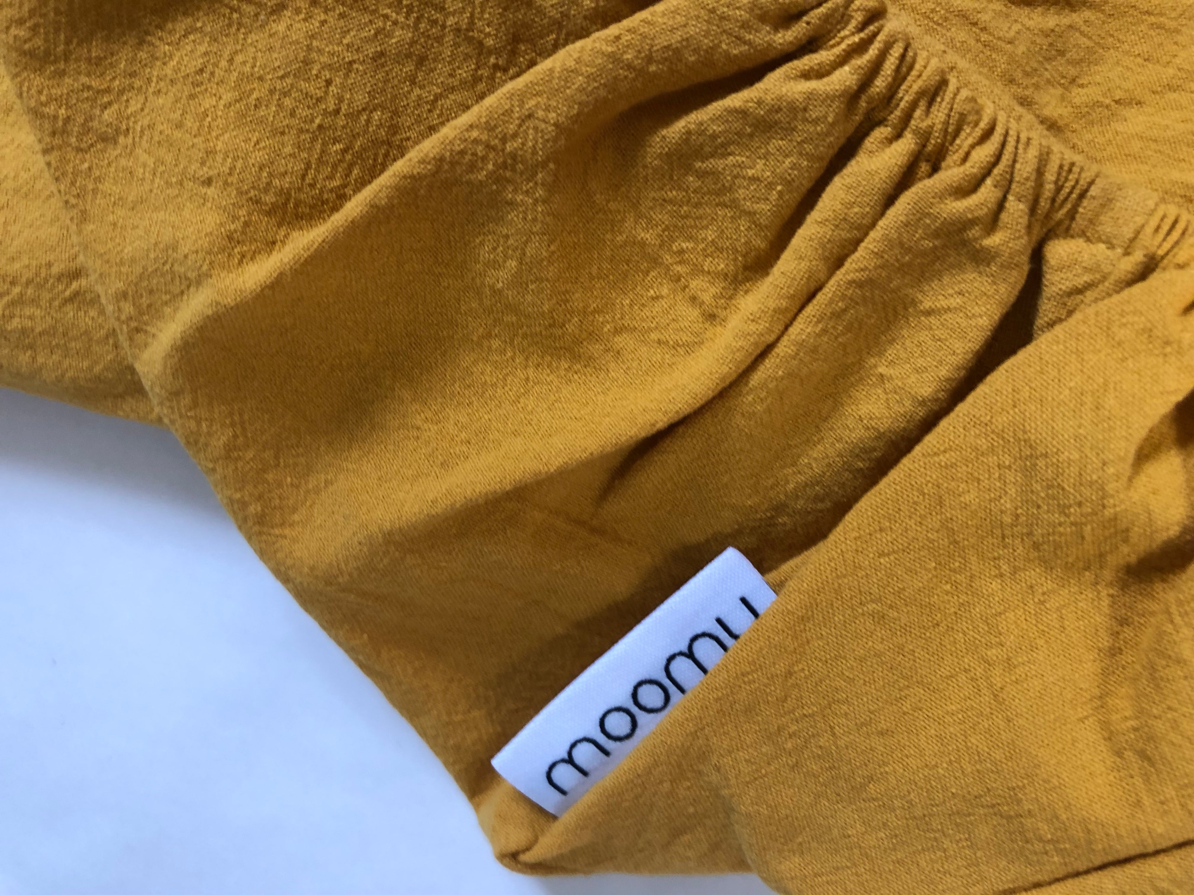 Moomu - Aankleedkussen hoes - Golden Yellow