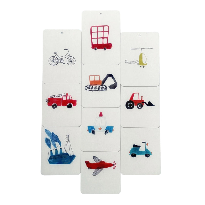 In a Flashcard - Educatieve kaartjes Transport