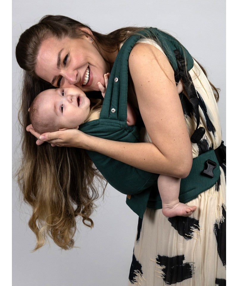 Isara - Elite Evergreen Linen - Ergonomische Draagzak