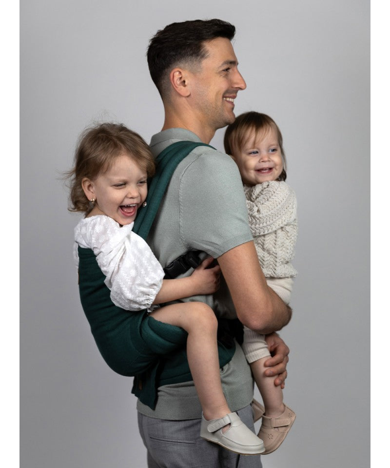 Isara - Elite Evergreen Linen - Ergonomische Draagzak