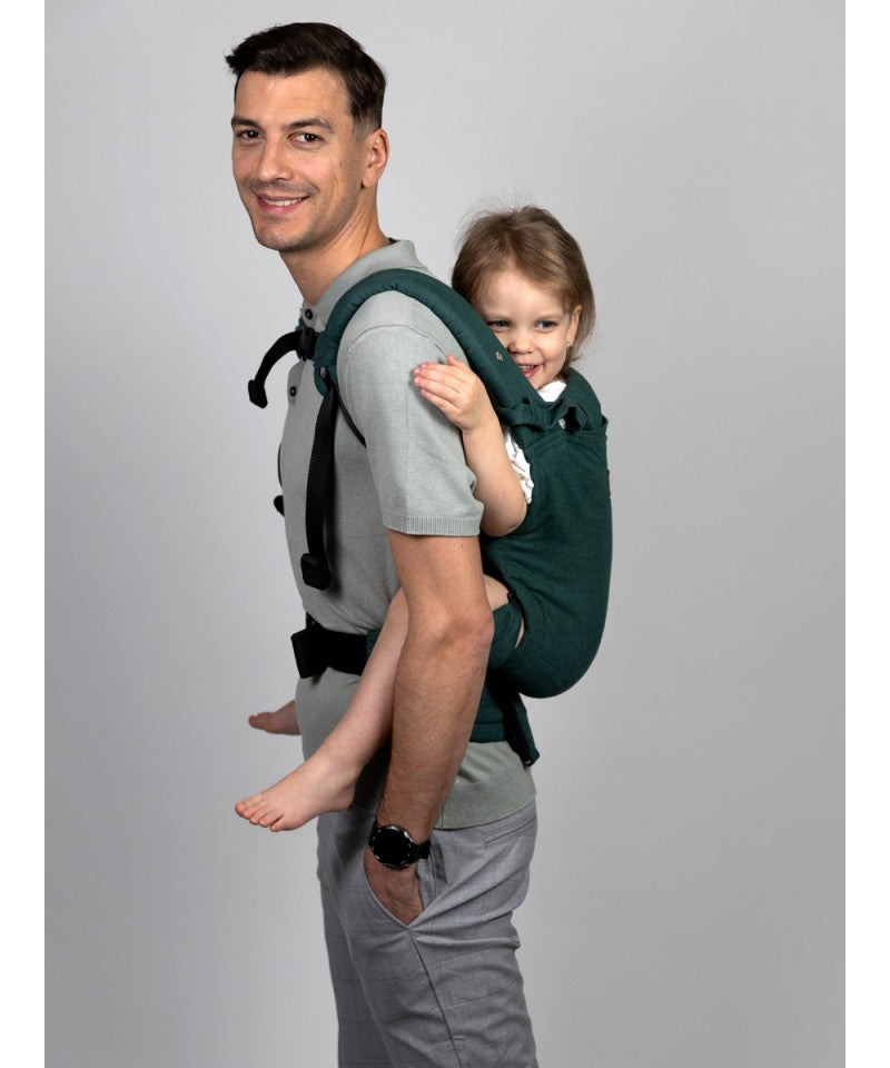 Isara - Elite Evergreen Linen - Ergonomische Draagzak