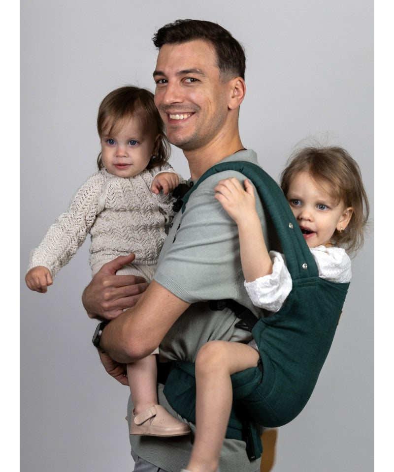 Isara - Elite Evergreen Linen - Ergonomische Draagzak