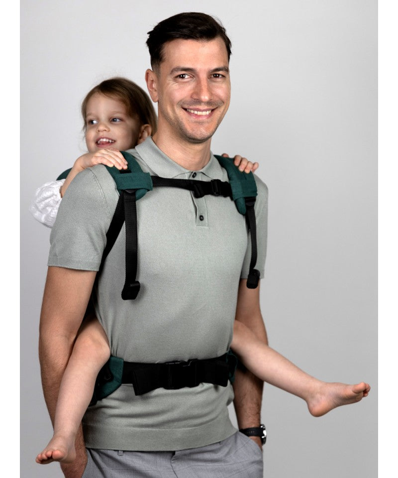 Isara - Elite Evergreen Linen - Ergonomische Draagzak