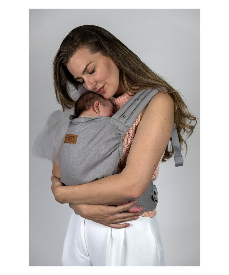 Isara - Elite Misty Linen - Ergonomische Draagzak