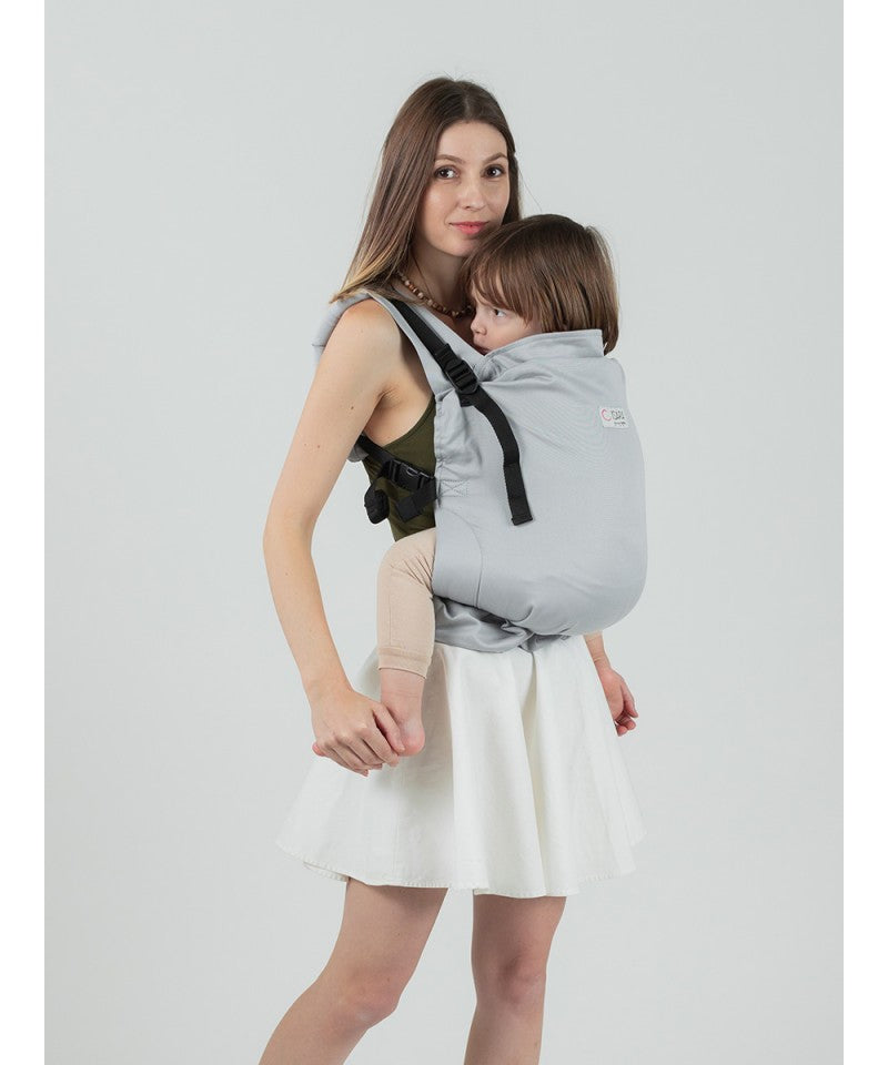 Isara - Preschooler Pearl Grey - Ergonomische Draagzak