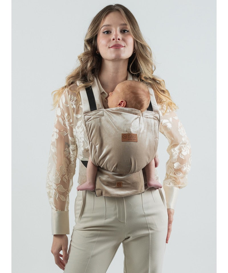 Isara Ergonomische Draagzak Full Buckle V2 Champagne Velvet