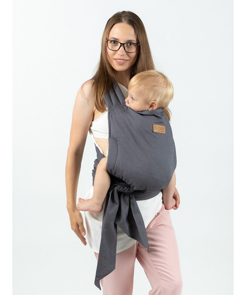 Isara Ergonomische Draagzak Quick Half Buckle Preschooler Graphite Linen