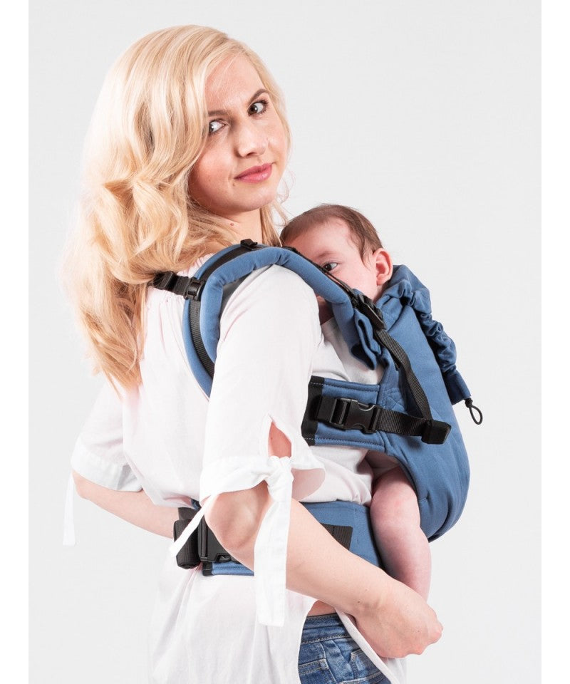 Isara - Ergonomische Draagzak 'The One' Bluestone