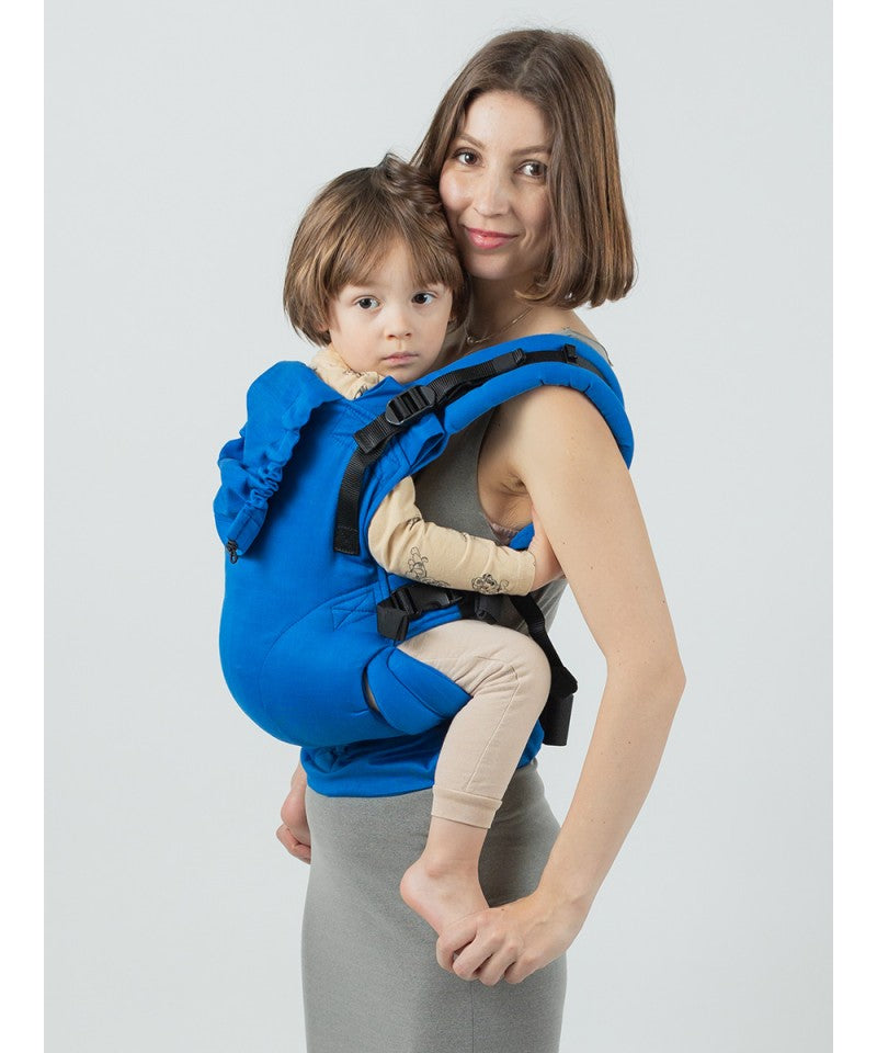 Isara - Ergonomische Draagzak 'The One' Iris Blue Bamboo