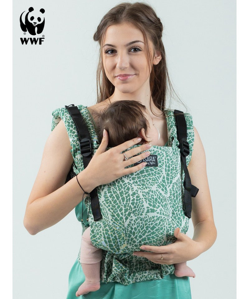 Isara Ergonomische Draagzak - 'The One' Majestic Green Forest