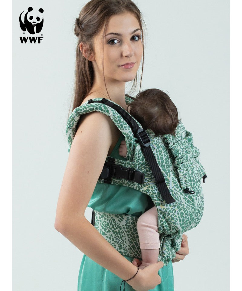Isara Ergonomische Draagzak - 'The One' Majestic Green Forest