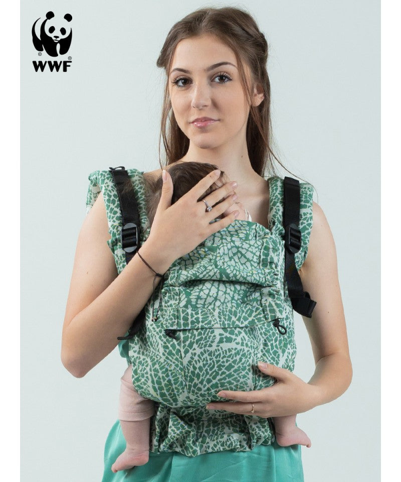 Isara Ergonomische Draagzak - 'The One' Majestic Green Forest