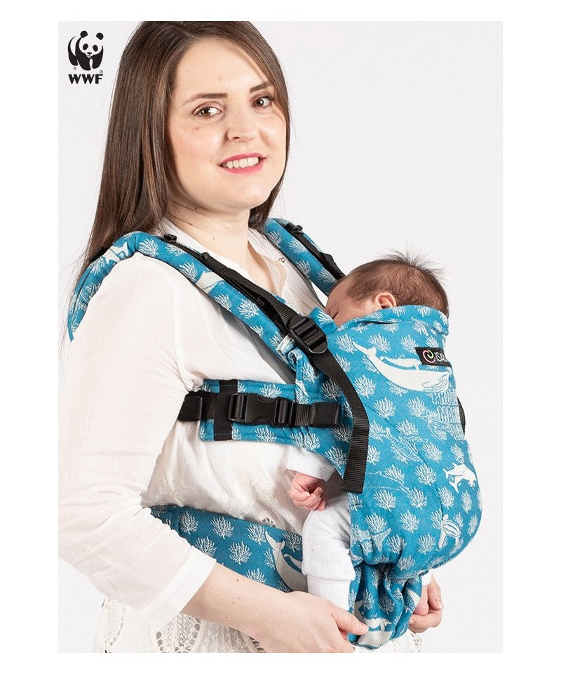 Isara Ergonomische Draagzak - 'The One' Marine Life Oceania