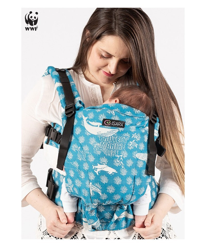 Isara Ergonomische Draagzak - 'The One' Marine Life Oceania