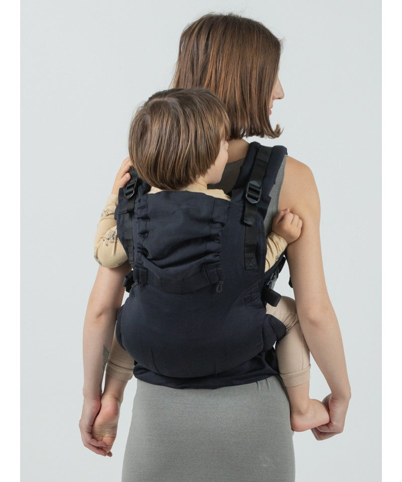 Isara Ergonomische Draagzak 'The One' Noire Black