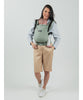 Isara - Ergonomische Draagzak 'The One' Sage Green Linen
