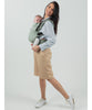 Isara - Ergonomische Draagzak 'The One' Sage Green Linen