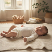 Joha - 100% wol romper met lange mouwen - Naturel