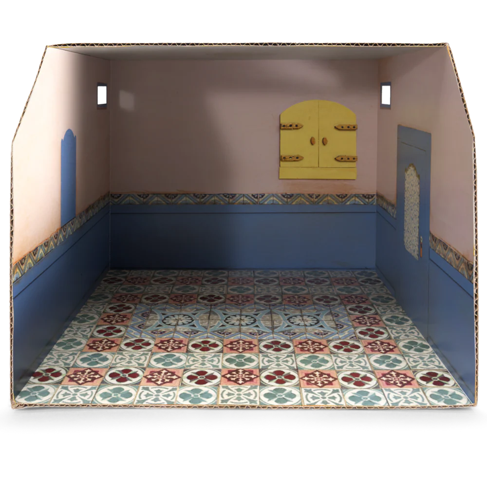 Het Muizenhuis - Kartonnen miniatuur badkamer