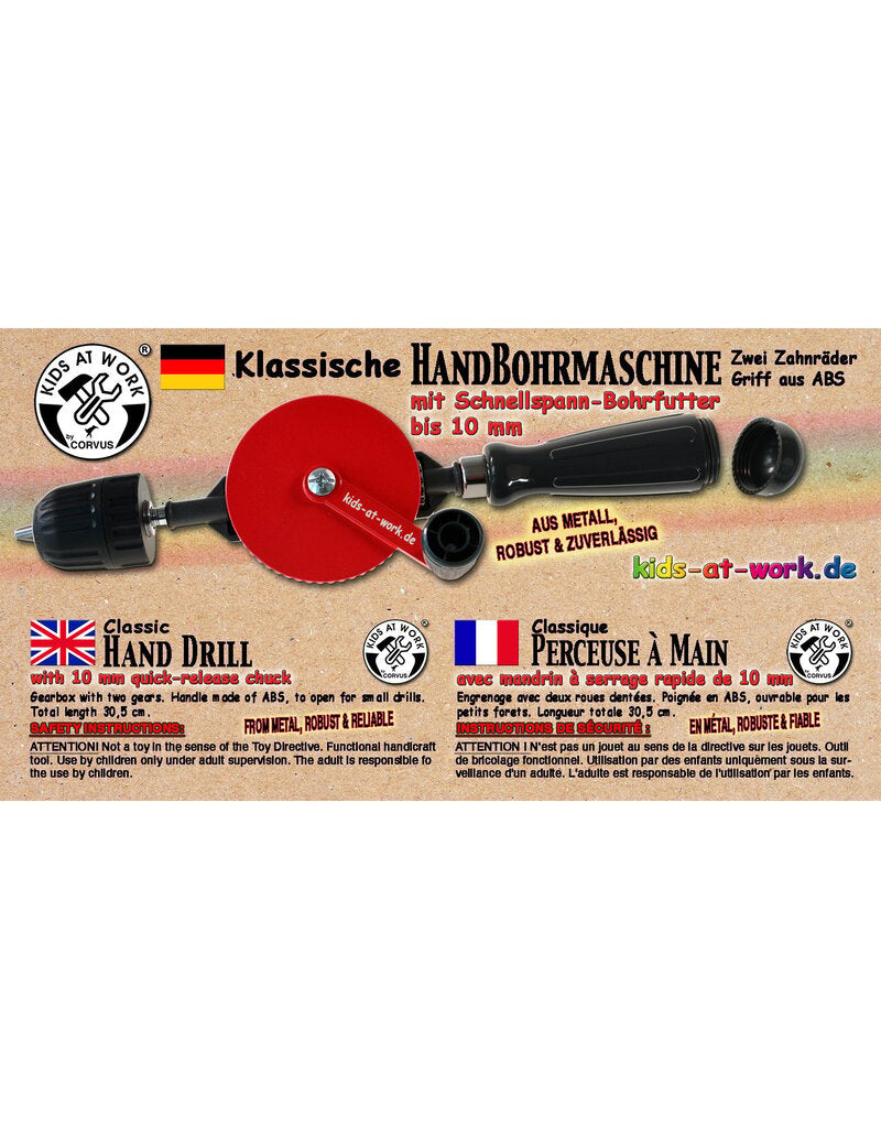 Hand boormachine - Kids at Work