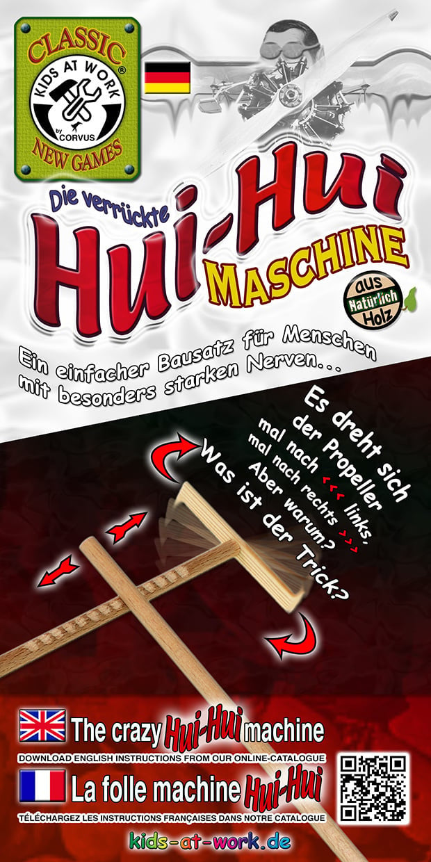 Kids At Work - Diy Hui-Hui machine