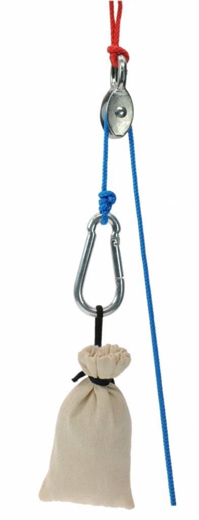 Kids At Work - Mini katrol met touw en zakjes