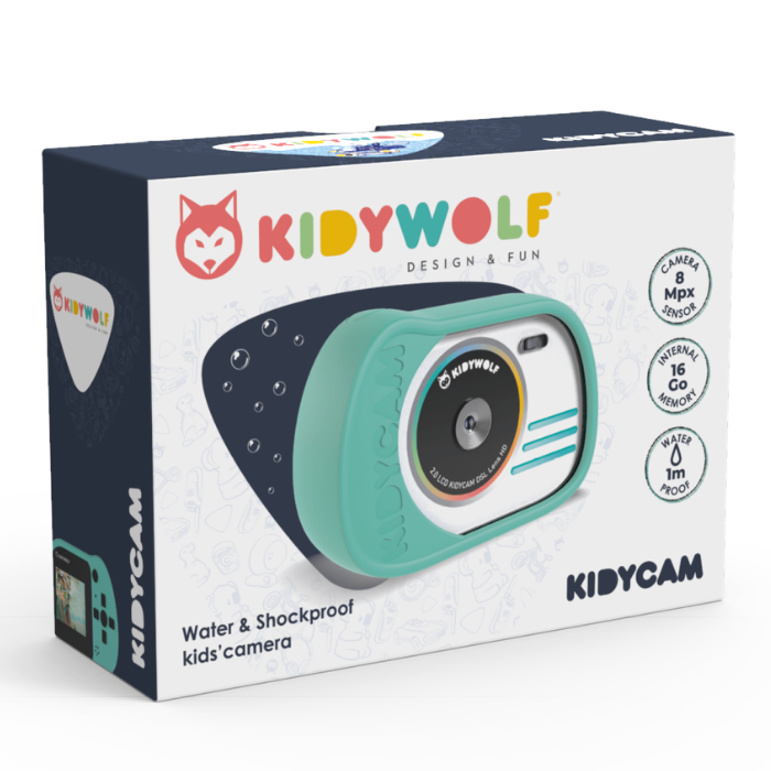 Kidywolf - Kidycam Kindercamera - cyaan