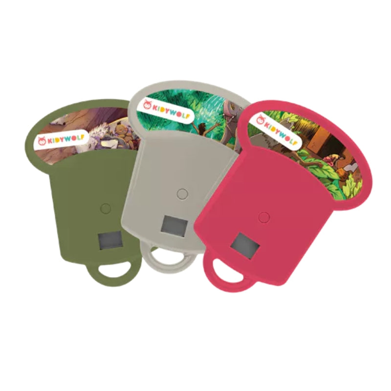 Kidywolf - Jungle Book Kidystories - Uitbreidingsset voor projectiezaklamp - 3 Jungle Book slides