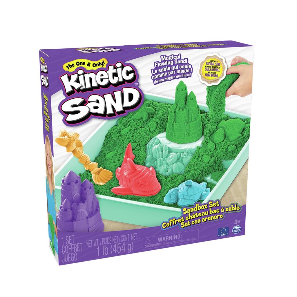 Relevant Play - Kinetisch zand zandbak set - groen