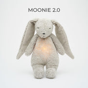 Moonie Konijn Knuffel met Nachtlampje Gray