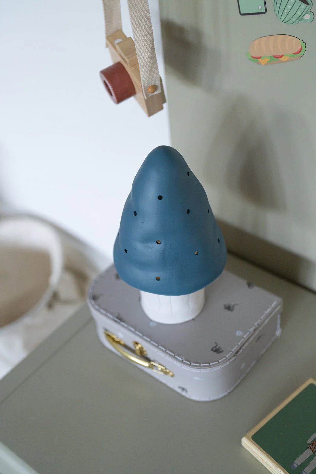 Egmont Toys - Lamp Paddenstoel Jeans 15 x 28 cm - Heico