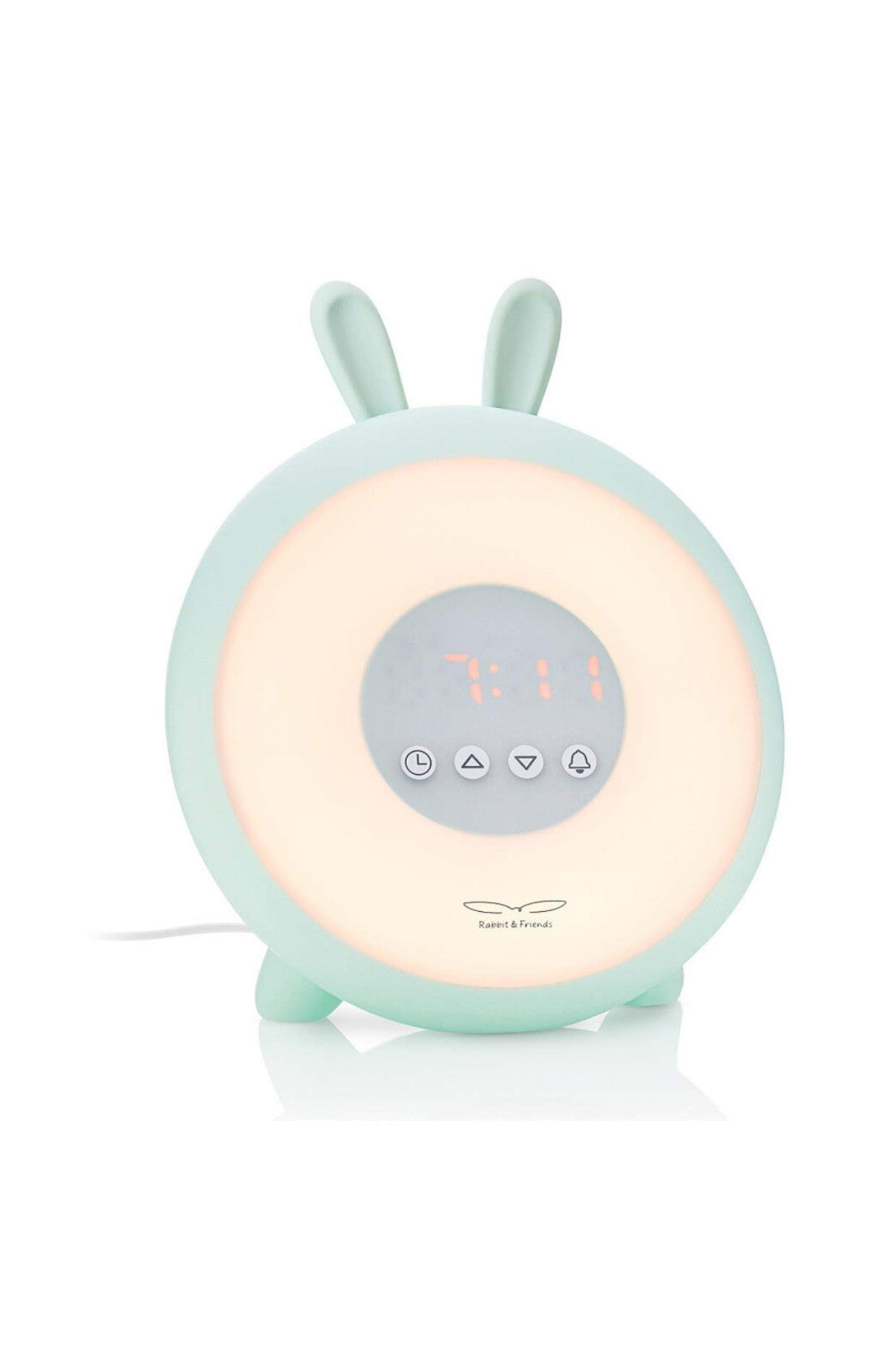 Rabbit & Friends - Wekker met wake-uplamp konijn groen