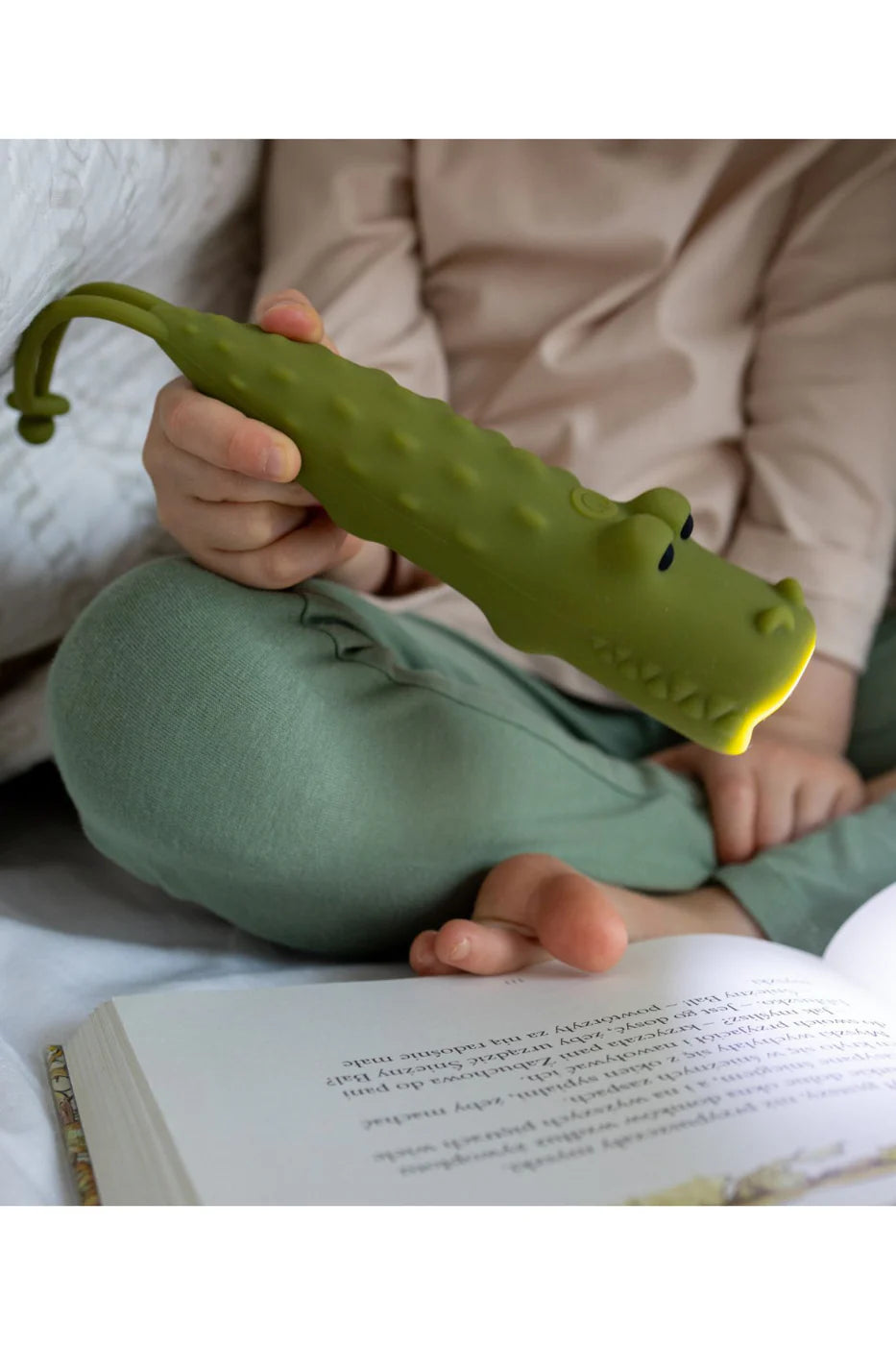 Rabbit & Friends - Crocodile Silicone Zaklamp