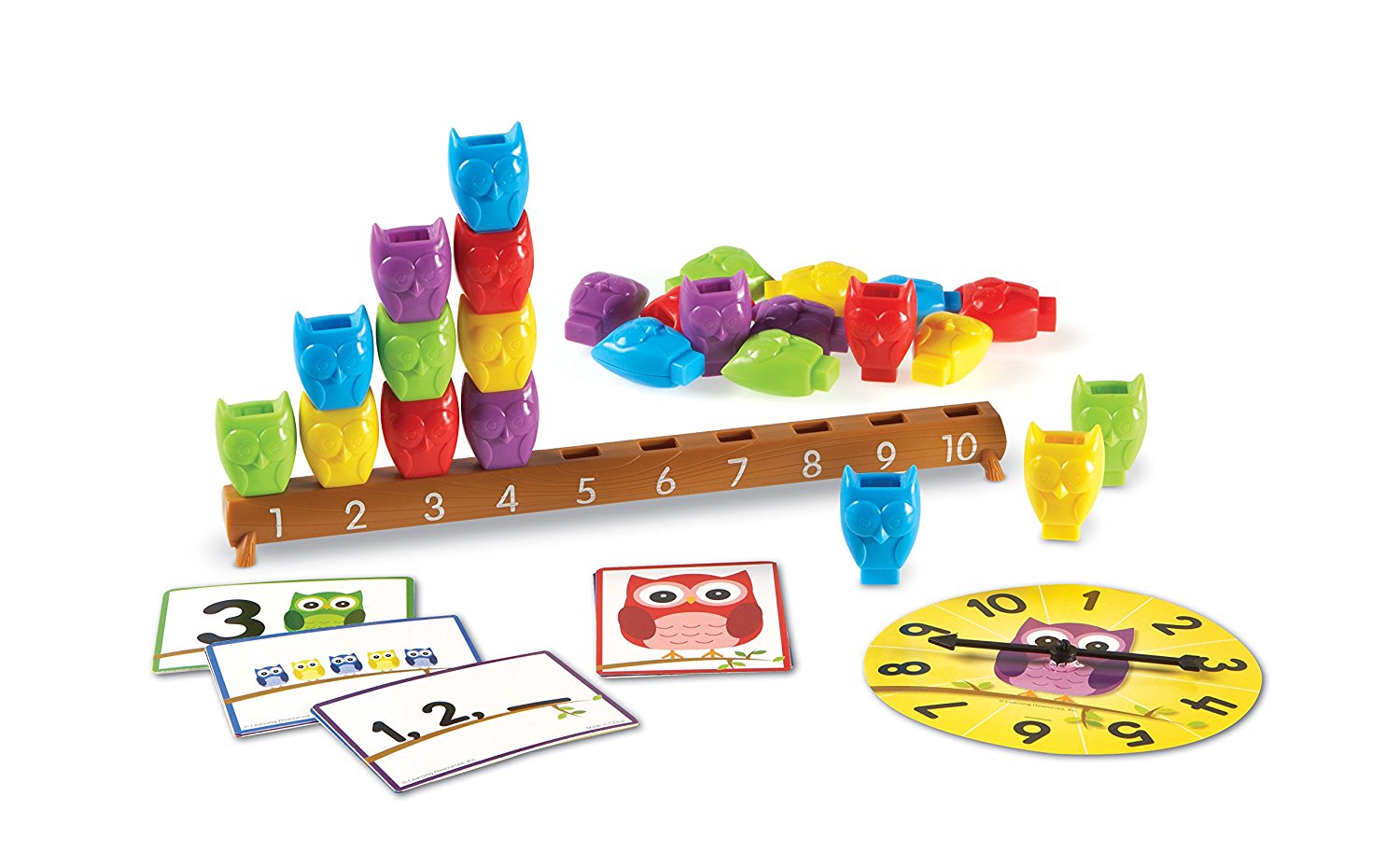 Learning Resources - 1-10 Tel Uiltjes Activiteitenset