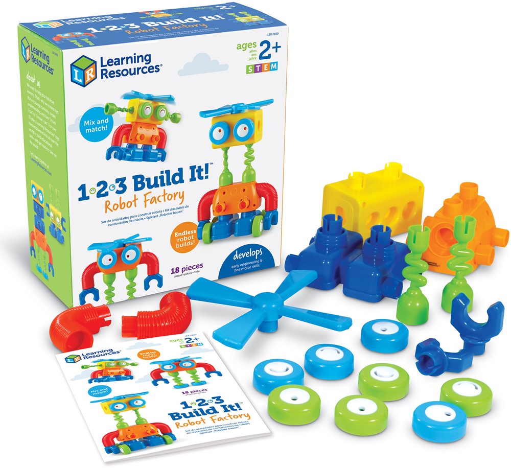 Learning Resources - 1-2-3 Bouw het!™ Robotfabriek